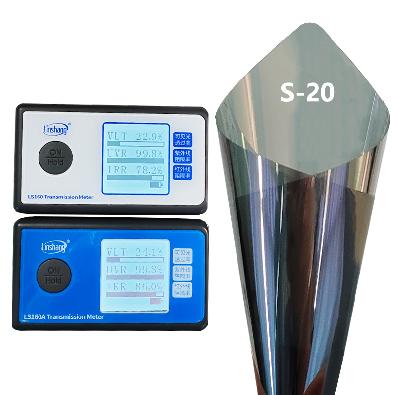 Single silver Phantom S60 sun heat rejection reflective film window tint solar film mirror waterproof privacy film