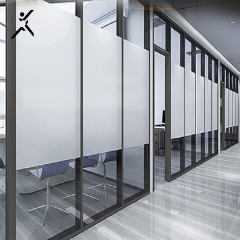 Building White Matte Privacy Window Film Frosted Glass Opaque White Decoration window Safety Film for office Shower Room