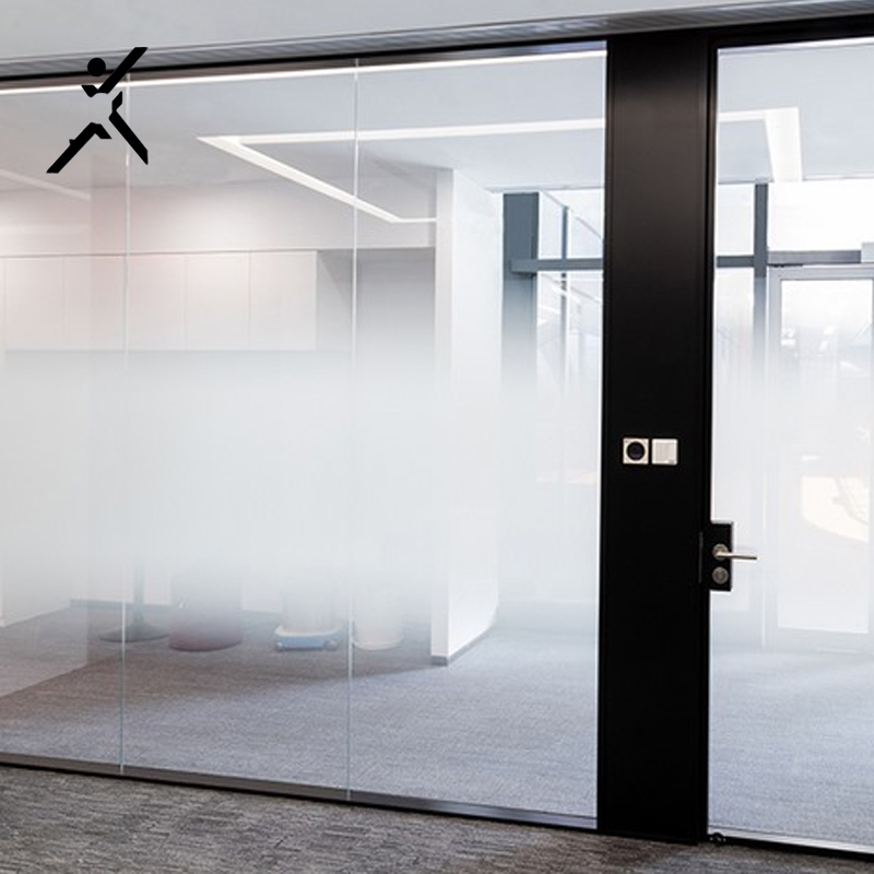 Office decorative glass window tint film White bidirectional snowflake gradient PET privacy protective film building film