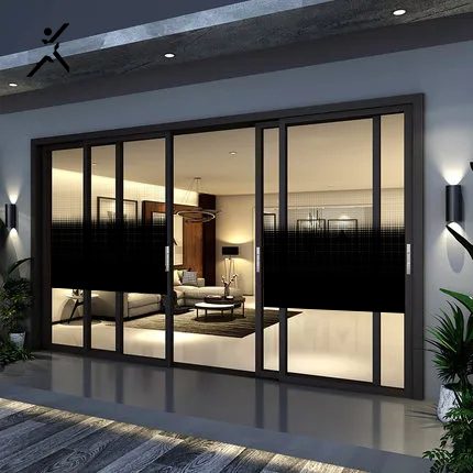Building Window tint film Frosted Glass Film Black unidirectional dot gradient peep prevent privacy safety decorative film