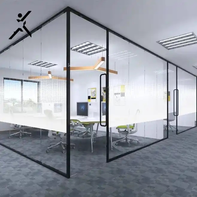Opaque window tint film Protect privacy sticker White Unidirectional dot gradient office building glass safety film