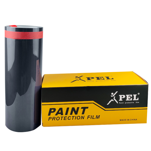 Dark black TPU auto lamp packaging film self healing PPF lamp scratch proof smoked black car lamp color changing film