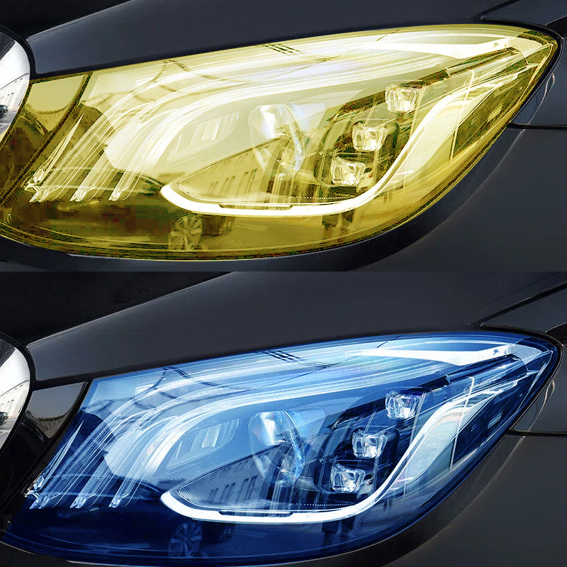 0.3*10M Headlight Tint Film Yellow Taillight Self repair Gold Paint Protection Film PPF Car headlamp film ppf tph for Car