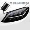 Transparent Motorcycle Headlight Automobile Dark Black Tail Light Led Lamp Film Car Headlight Tint Film TPH lamp protective film