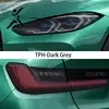 Car TPH Headlight Automobile Tail Light Led Lamp Dark Grey Film Scratch proof Car Wrap Protective Headlight Color Film