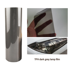 Car TPH Headlight Automobile Tail Light Led Lamp Dark Grey Film Scratch proof Car Wrap Protective Headlight Color Film