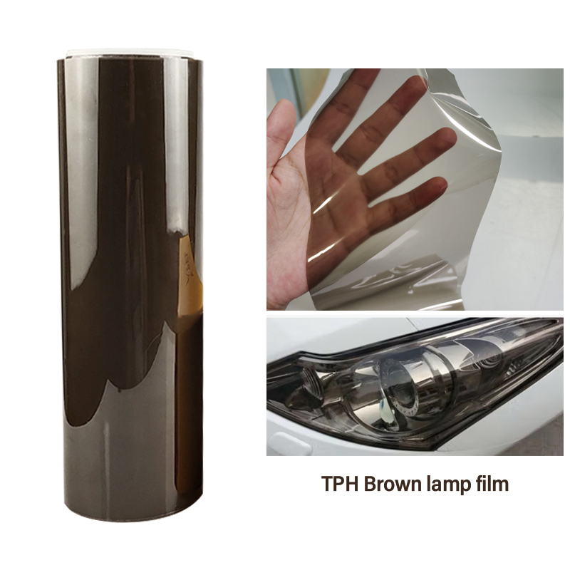 0.3*10M Headlight Tint Film Yellow Taillight Self repair Gold Paint Protection Film PPF Car headlamp film ppf tph for Car