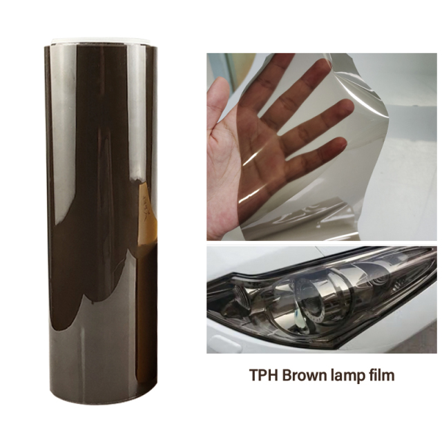 0.3*10M Headlight Tint Film Yellow Taillight Self repair Gold Paint Protection Film PPF Car headlamp film ppf tph for Car