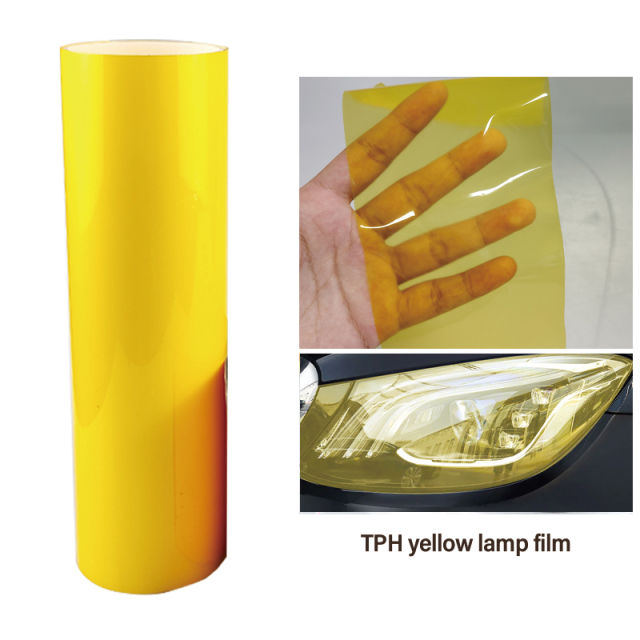 0.3*10M Headlight Tint Film Yellow Taillight Self repair Gold Paint Protection Film PPF Car headlamp film ppf tph for Car