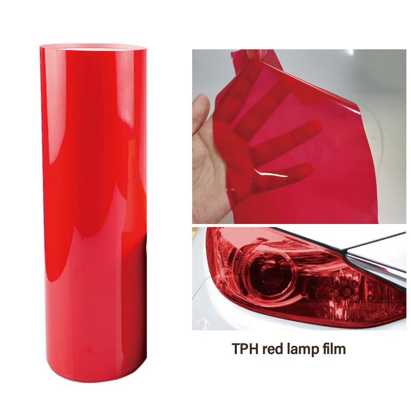 Transparent Motorcycle Headlight Automobile Dark Black Tail Light Led Lamp Film Car Headlight Tint Film TPH lamp protective film