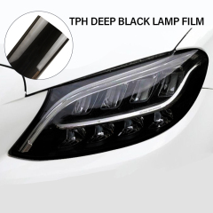 Car TPH Headlight Light Black Automobile Tail Light Led Lamp Film Scratch proof Car Wrap Protective Headlight Film Motorcycle