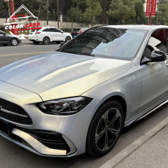 Glossy Yuanfeng Blue Charm Gold Air Bubble Free Waterproof Car Wrapping Vinyl Film Super Bright Metal pvc wrapping film