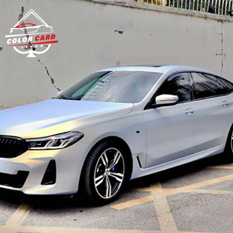 Yuanfeng Blue Charm Gold Popular Color Metallic Air Bubble Free Waterproof PVC Automotive Roll Metallic Golden Car Wrap Vinyl