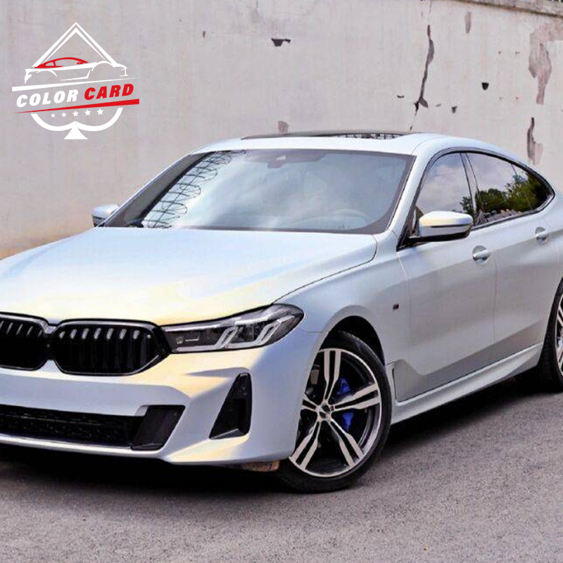 Yuanfeng Blue Charm Gold Popular Color Metallic Air Bubble Free Waterproof PVC Automotive Roll Metallic Golden Car Wrap Vinyl