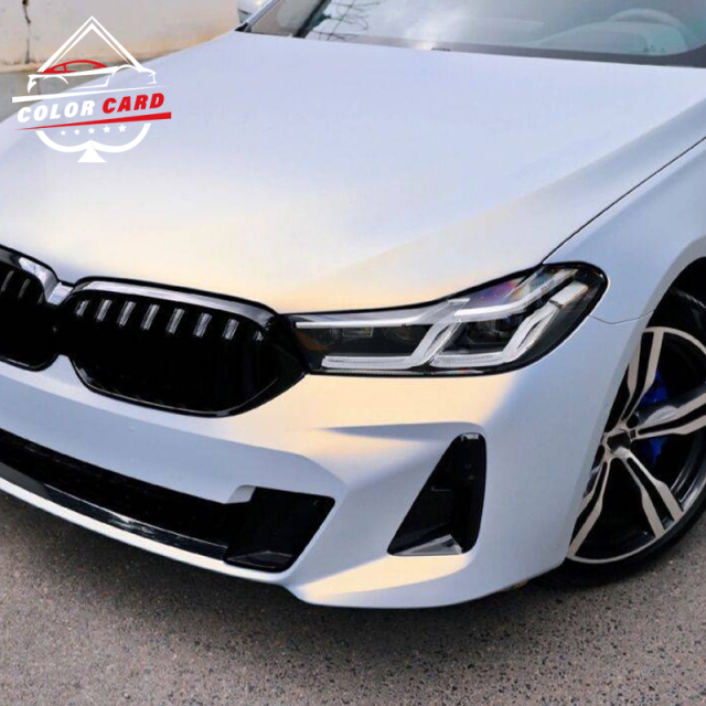 Yuanfeng Blue Charm Gold Popular Color Metallic Air Bubble Free Waterproof PVC Automotive Roll Metallic Golden Car Wrap Vinyl