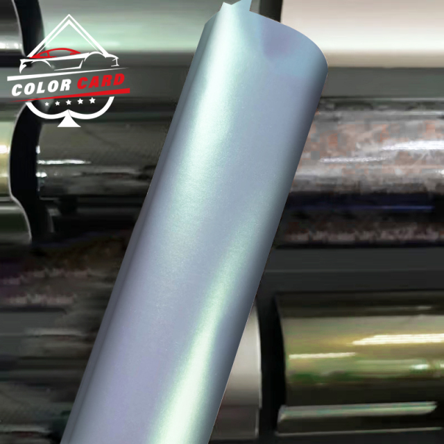 New Color High Glossy Yuanfeng Blue Charm Green Anti Scratch Waterproof Car Wrapping Vinyl Film PVC Wrapping Film