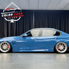 Crystal Abu Dhabi blue Car Wrap Vinyl Film High Bright Glossy Blue vinyl car wrapping film foil for car wrap vinyl