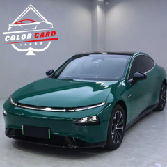Gloss Scratch proof Car Wrap Vinyl Film Crystal Hell Green Air Bubble vinyl wrap film pvc decorative film for car