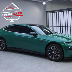 Gloss Scratch proof Car Wrap Vinyl Film Crystal Hell Green Air Bubble vinyl wrap film pvc decorative film for car