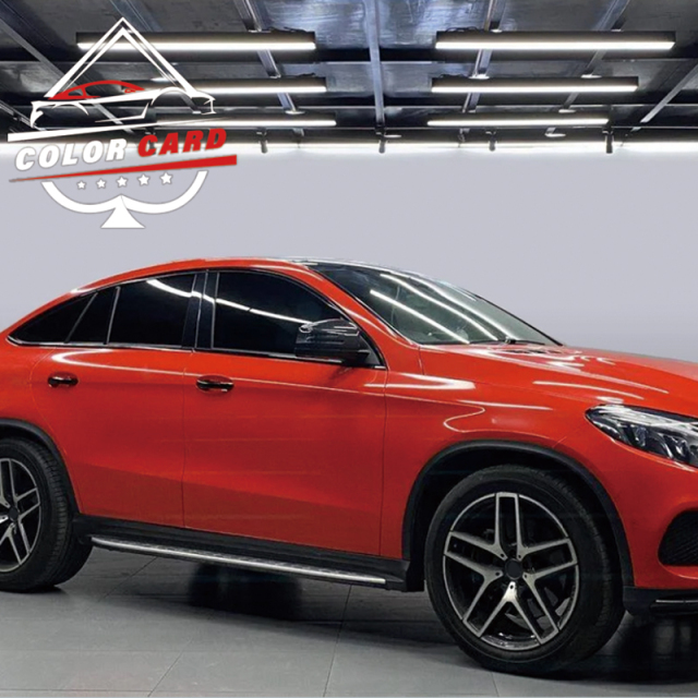 Ultra Gloss Ferrary Red Car Wrap Film car wrapping film vinyl Stickers Glossy Red car wrap vinyl film