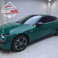 Gloss Scratch proof Car Wrap Vinyl Film Crystal Hell Green Air Bubble vinyl wrap film pvc decorative film for car