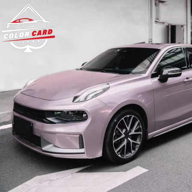 Car Body Sticker Porschee Original iceberry powder Car Wrap Vinyl Silver Decorative Films Car Wrapping Foil Adhesive Vinyl