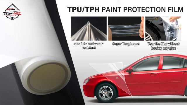 Glossy TPH TPU PPF film self healing Clear Anti Scratch Self-adhesive Transparent ppf Car Paint Protection Film