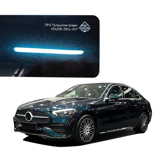 Vinyl Wrap Film TPU Turquoise Green Wrap Car Body Color Change Glossy Green Tpu Color PPF Film