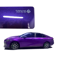 Color Card Wrap Vinyl Sticker Roll TPU Marley Purple Self Healing Paint Protective Film TPU PPF