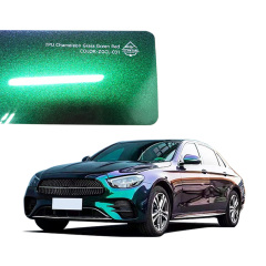 1.52*15m TPU Chameleon Grass Green Red Colored PPF Film TPU Protective Self Healing Film TPU Anti Scratch Film