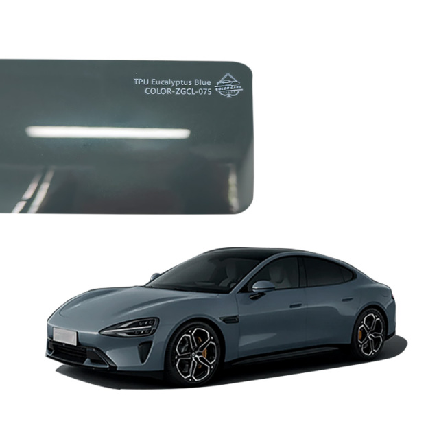 Self Healing PPF TPU Color Changing Wrap Car Decoration Eucalyptus Blue Anti Scratch Auto Paint Protective Wrapping Film