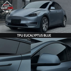 Self Healing PPF TPU Color Changing Wrap Car Decoration Eucalyptus Blue Anti Scratch Auto Paint Protective Wrapping Film