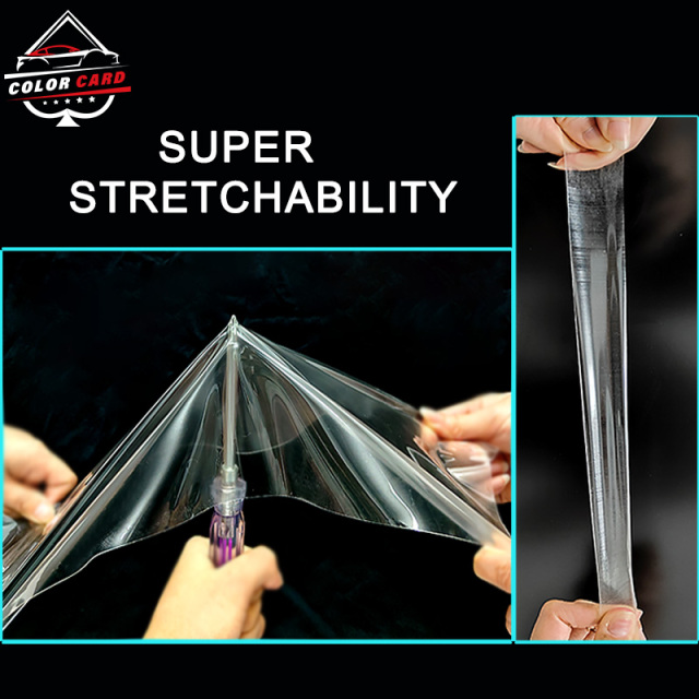 Car Paint Protection Film High Quality Anti Yellow  Hot Self-healing Transparent 7.5 Mil TPU Clear PPF Transparent