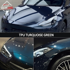 Premium Quality Bubble Wrap Car Body Color Change Glossy Green Vinyl Wrap Film Rolls