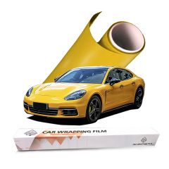 TPU Car Color Changing Film Yellow Color Cars Film TPU PPF Wrap Glossy Protective Film Self-adhesive