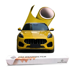 High Quality TPU Car Color Changing Film Anti Scratch Yellow Color PPF TPU Car Wrap Film 1.52*15M