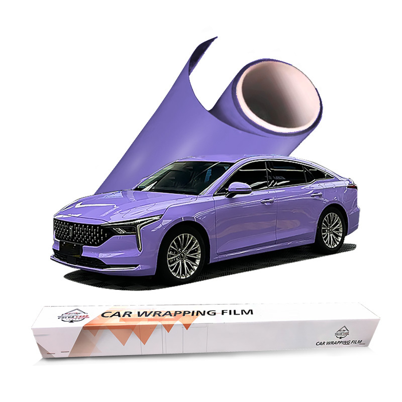 TPU Color Changing TPU Lavender Purple Film Rolls Vinyl Wrap PPF Paint Protection Film Car Wrapping