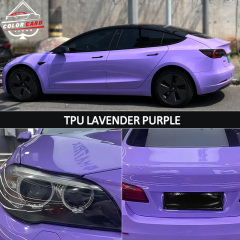TPU Color Changing TPU Lavender Purple Film Rolls Vinyl Wrap PPF Paint Protection Film Car Wrapping