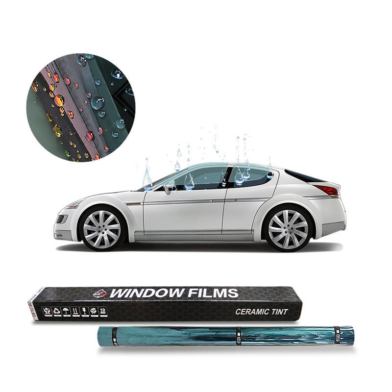 ColorCard VLT 50% 1.52*30m Change Color Exposed Water Rainbow Car Window Tint Film UVR 99% Heat Insulation Solar Film