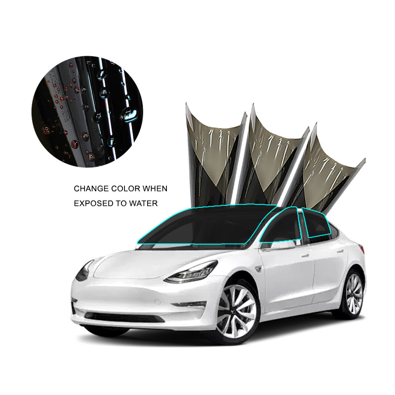 Color Card Vlt 20% Automotive UV Heat Rejection Film Auto Car Glass Heat Insulation Water Discoloration Window Film