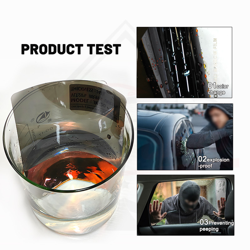Color Card Vlt 20% Automotive UV Heat Rejection Film Auto Car Glass Heat Insulation Water Discoloration Window Film