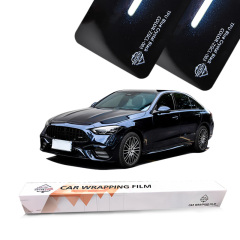 Blue Crystal Black TPU Car Wrap Vinyl Full Body Anti Scratch Color PPF Change Film Car Wrap Covering Film
