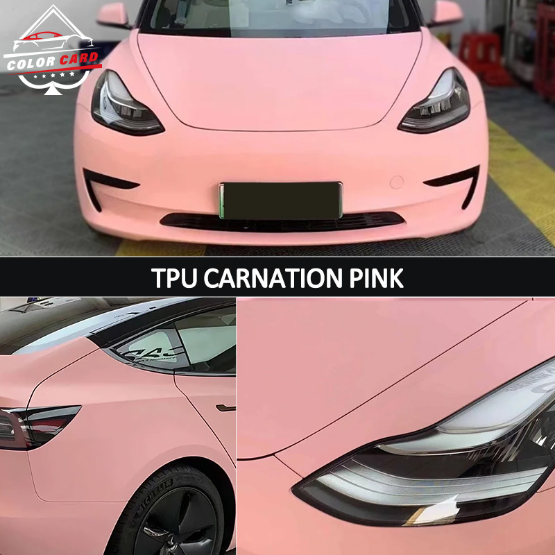 Color Card Wholesale Factory Price TPU Color Changing Film Sticker Car Body Wrap Vinyl Color Changing Wrap Cars Film