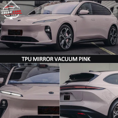 TPU Car Wrap Vinyl Roll Self Healing  Colorful Liquid Metal Shell Pink Super Gloss Change Film TPU Material