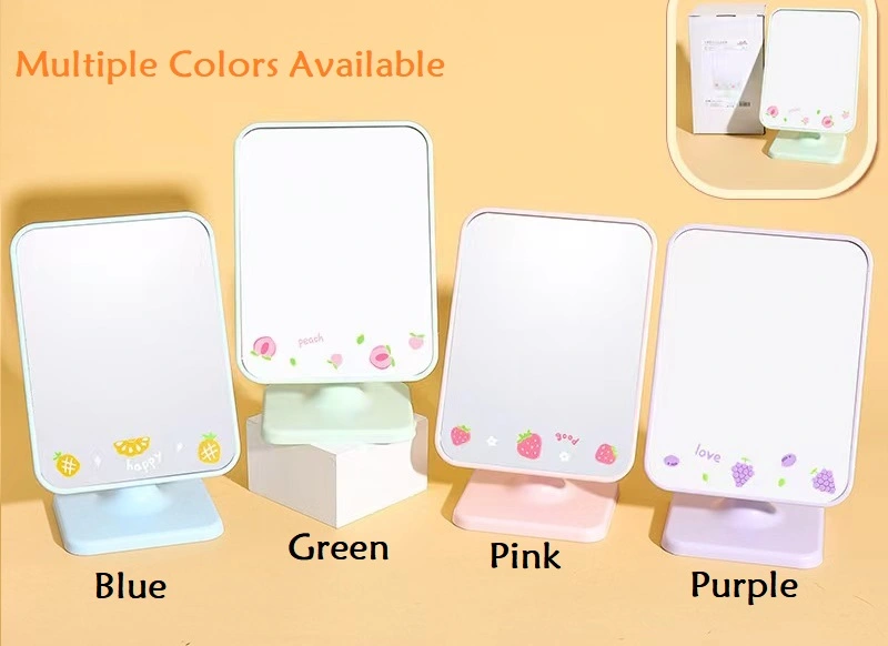 Mirror Large Portable Super HD Mirror Makeup Mirror Hand Free/ Tabletop Detachable Mirror 5.98X8.66 Inch