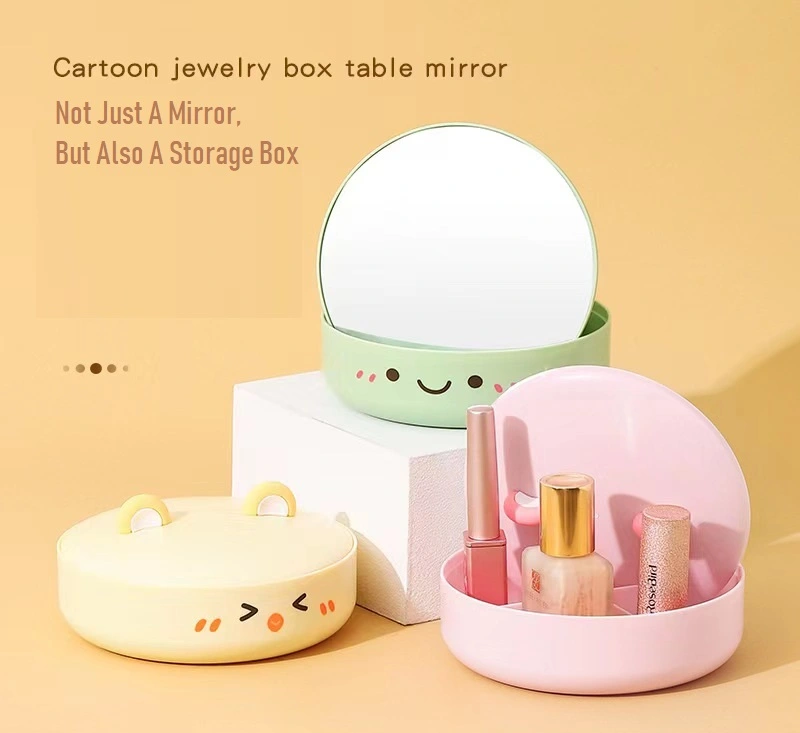Mirror Large Portable Super HD Mirror Makeup Mirror Hand Free/ Tabletop Detachable Mirror 5.98X8.66 Inch