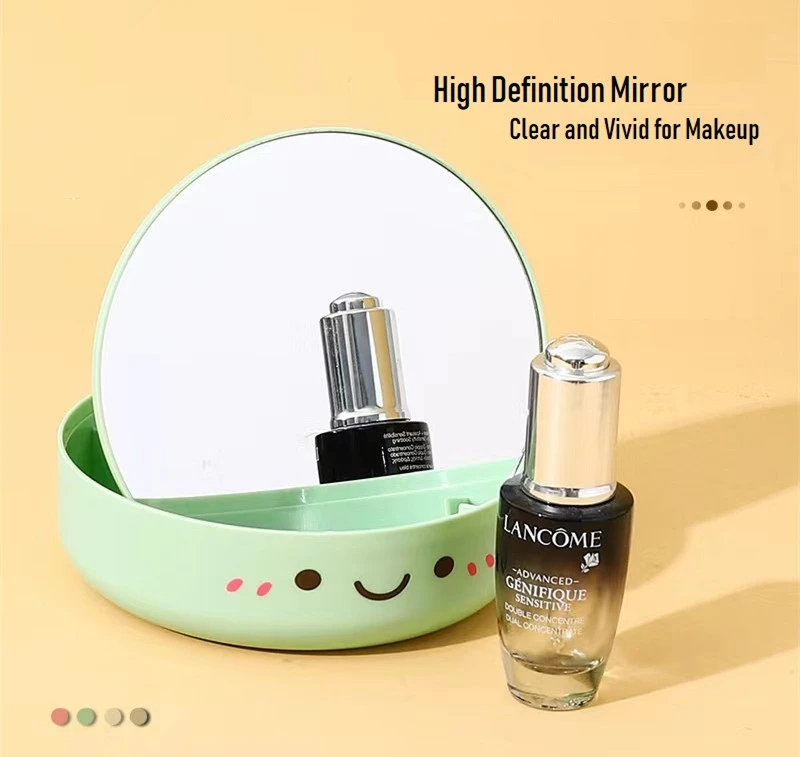 Mirror Large Portable Super HD Mirror Makeup Mirror Hand Free/ Tabletop Detachable Mirror 5.98X8.66 Inch