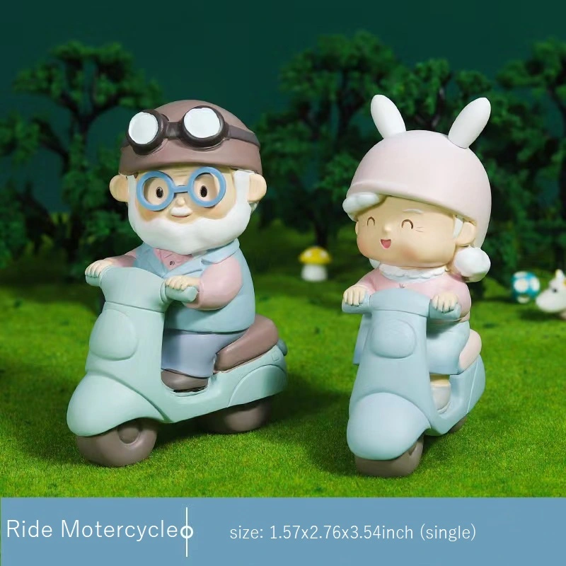 4Pcs Flying Rabbits Playing Musical Instrument Series Figurine Statue Rabbit Sculpture Room Décor, Sculptures Home Décor, Table Decor, Figure Ornament Blind Box Design (Boshun)