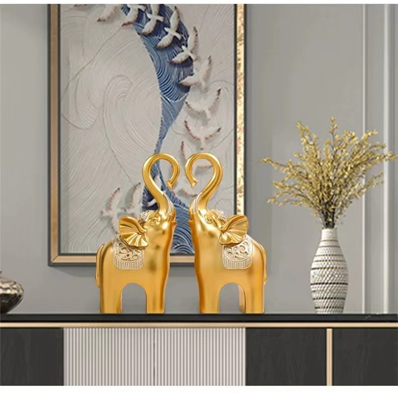 Deep-In-Love Figurine Statue Gold Silver Black Color Sculpture Room Décor, Sculptures Home Décor for Lovers Couples Family, Table Decor, Figure Ornament (Boshun)