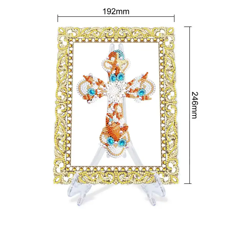 DIY Diamond Painting Kit, Single Sided 5D Diamond Painting DIY Gifts Diamond Painting Ornaments Princess, Vase, Owl, Fish, Rabbit for Desk, Home, Office (Pengdao)